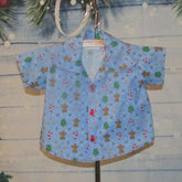 Boys Christmas Print Shirt